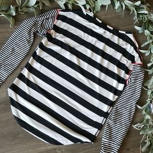 Lululemon weekend long sleeve striped shirt